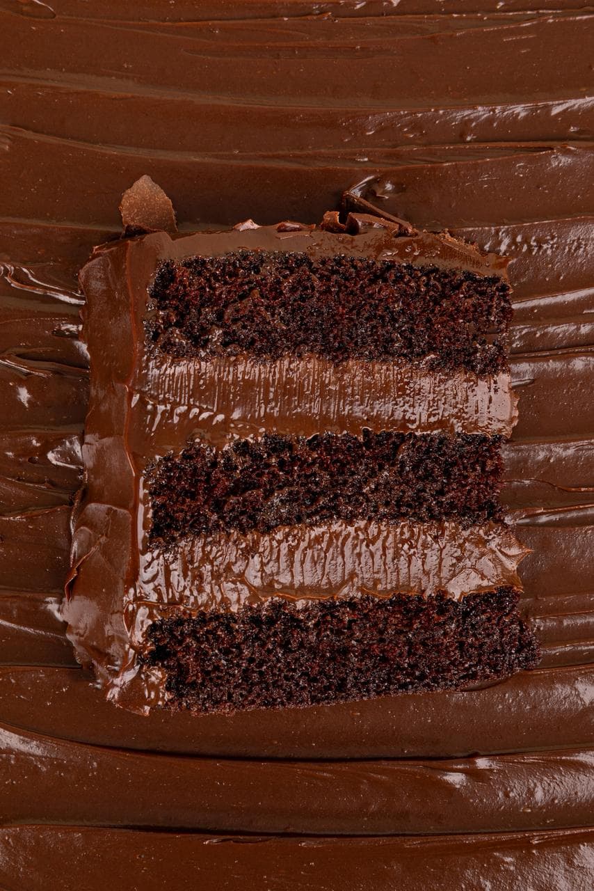 Bolo de chocolate intenso